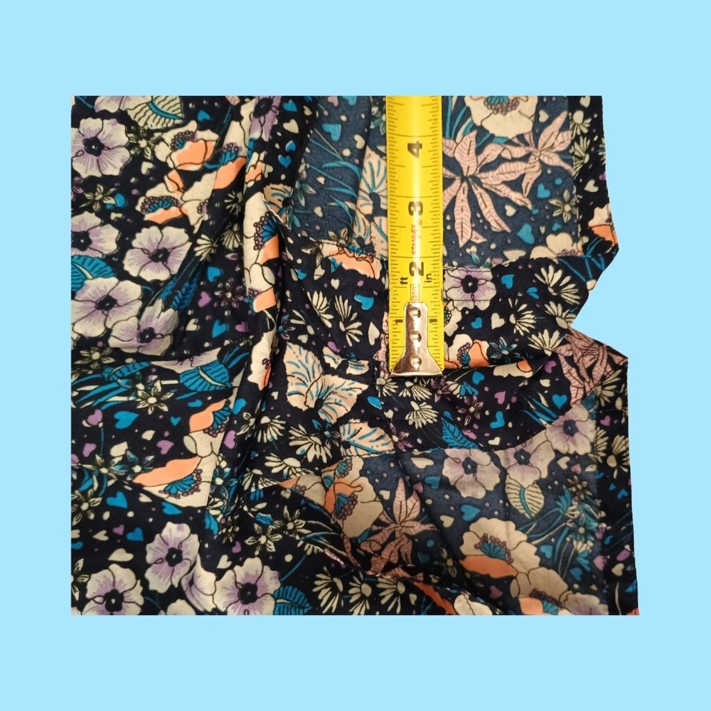 Fashion Web Floral Print Women's Romper S Large - Picture 5 of 6